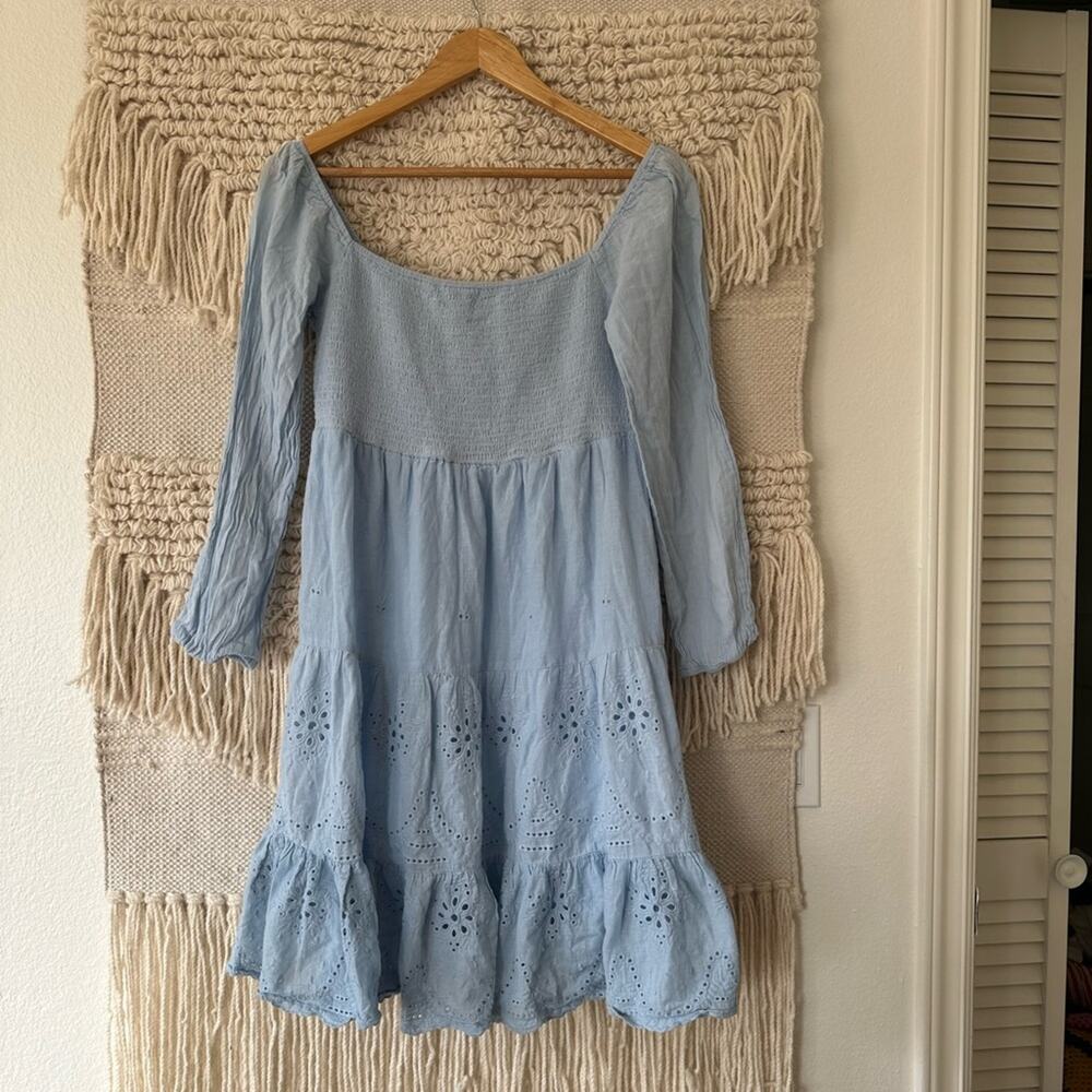 Area Stars Eyelet Trim Dress